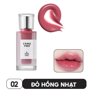 Son Tint Bóng Bbia L Eau Tint 02 Fleur L Eau - Màu Đỏ Hồng Nhạt.