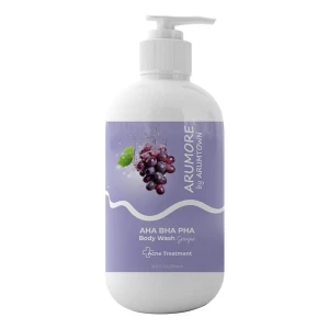 Sữa Tắm Cho Da Mụn Arumore Aha Bha Pha Body Wash Grape 500ml.