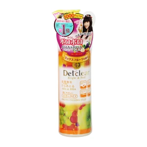 Tẩy Tế Bào Chết Dạng Gel Meishoku Detclear Bright And Peel Facial Peeling Gel Mix Fruit Hương Hoa Quả 180Ml.
