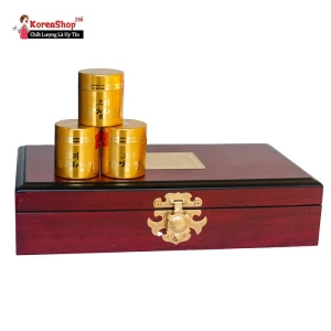 An Cung Ngưu Hoàng Hoàn Korea Woohwang Cheongsimwon Hộp Gỗ 10 Viên