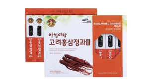 Hồng Sâm Nguyên Củ Tẩm Mật Ong Korean Red Ginseng Gold Geumsan 8 củ (300g)