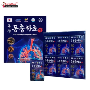 Nước Đông Trùng Hạ Thảo Bổ Phổi Cao Cấp Hàn Quốc Pocheon 70ml x 30 Gói