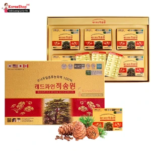 Tinh Dầu Thông Đỏ Jeok Song Won Chính Hãng Hàn Quốc 180 Viên