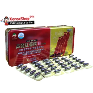 Viên Đạm Hồng Sâm 6 Năm Tuổi Cao Cấp Hàn Quốc 120 Viên