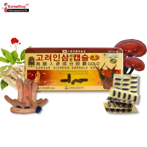 Viên đạm hồng sâm linh chi nhung hươu Okinsam hộp 120 viên Hàn Quốc