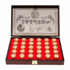 Viên Đông Trùng Hạ Thảo Hồng Sâm Hoàng Đế Loại 30 Viên Đặc Biệt