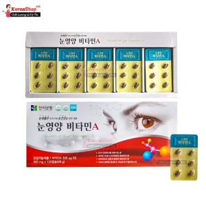 Viên Uống Bổ Mắt Health Of Eye Vitamin A 120 Viên Hàn Quốc Hanmi