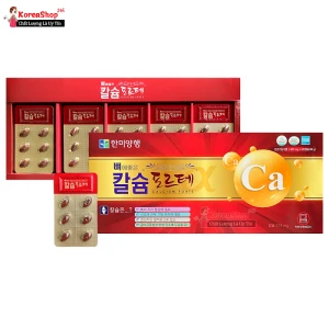 Viên Uống Bổ Sung Canxi Hanmi Hàn Quốc Hộp Màu Đỏ 120 viên x 400mg