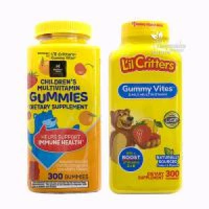 Kẹo dẻo vitamin cho bé Gummy Vites L'il Critters 300 viên của Mỹ
