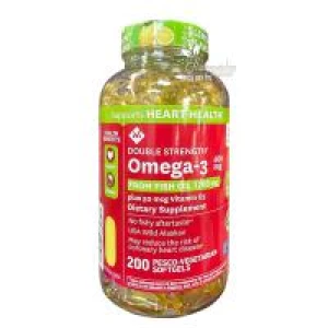 Thực phẩm chức năng Dầu cá Omega 3 Member s Mark 600mg 200 viên của Mỹ