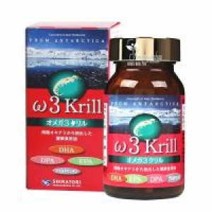 Thực phẩm chức năng Dầu nhuyễn thể Omega 3 Krill Oil Shiratori 80 viên Nhật Bản