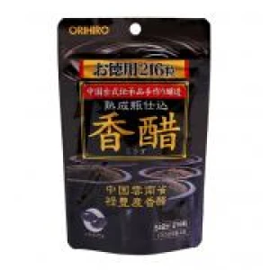 Thực phẩm chức năng Giấm Đen Dạng Viên Nhật Bản Orihiro 216 Viên, giảm cân an toàn