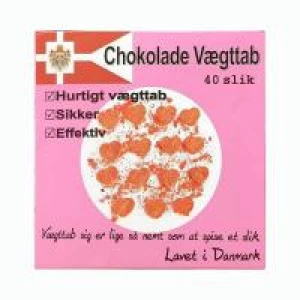 Thực phẩm chức năng Kẹo socola giảm cân Chokolade Vaegttab Đan Mạch 40 viên