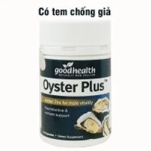 Thực phẩm chức năng Tinh chất hàu lùn Úc Oyster Plus Goodhealth hộp 60 Viên