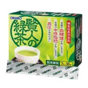 Thực phẩm chức năng Trà xanh Orihiro Sage 30 gói của Nhật Bản, làm giảm mỡ máu