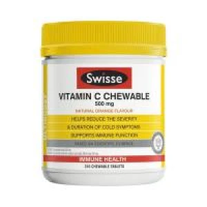 Thực phẩm chức năng Viên nhai Swisse Vitamin C Chewable 500mg 310 viên của Úc