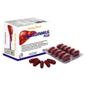 Thực phẩm chức năng Viên uống bổ gan HB Arginmilk Plus Healthy Beauty 60 viên 