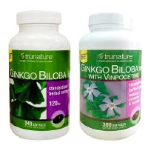 Thực phẩm chức năng Viên uống bổ não Ginkgo Biloba 120mg Trunature của Mỹ