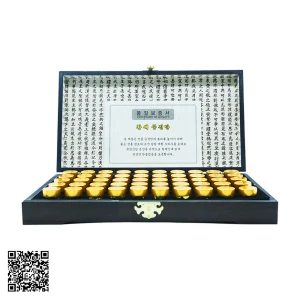 An Cung Ngưu Hoàng Gong Jin Dan Hộp Gỗ Từ Hàn Quốc 50 Viên