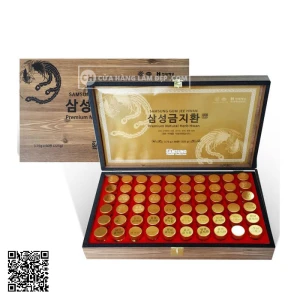 An Cung Ngưu Hoàng Hoàng Samsung Hàn Quốc hộp gỗ 60 viên