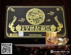 Đông Trùng Hạ Thảo Hộp Gỗ 60 Viên Hàn Quốc