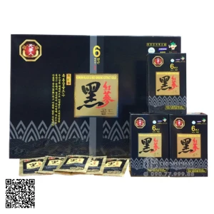 Nước Hắc Sâm Bio Apgold Korean Black Red Ginseng Extract Gold 60 Gói