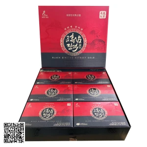 Nước Hắc Sâm KGS Black Ginseng Extract Gold Từ Hàn Quốc 30 Gói