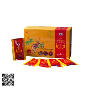 Nước Hồng Sâm Nhung Hươu Daedong Korean Red Ginseng Deer Antlers 30 Gói