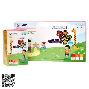 Nước Hồng Sâm Tăng Cân, Tăng Chiều Cao Cho Trẻ 6 - 13 Tuổi Daedong Korean Red Ginseng Junior