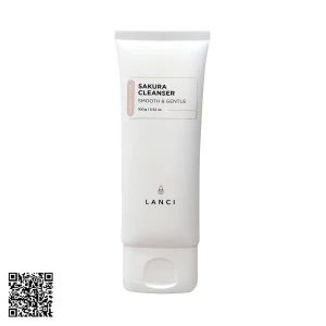 Sữa Rửa Mặt Dịu Nhẹ Lanci Sakura Cleanser Từ Hàn Quốc 100g