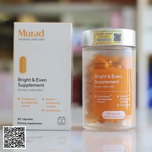 Viên Uống Chống Nắng Murad Bright & Even Supplement Từ Mỹ 60 Viên
