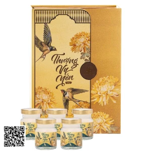 Yến Sào Thượng Vy Yến Đảo Nhân Sâm Set 12 Hũ