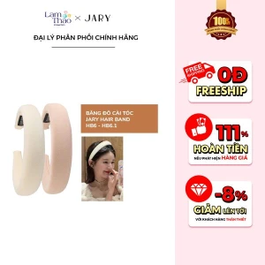 Băng Đô Cài Tóc Vải Màu Bảng Lớn Basic Jary Hair Band