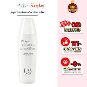 Chống Nắng Dạng Sữa Dưỡng Da Ẩm Mịn Sunplay Skin Aqua UV Moisture Milk SPF 50 PA
