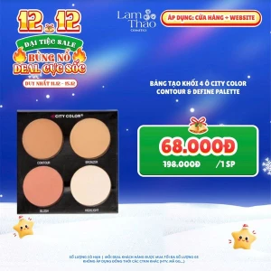 DEAL SỐC 11.12 - 15.12 Bảng Tạo Khối 4 ô City Color Contour & Define Palette