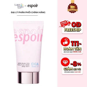 Kem Chống Nắng Espoir Water Splash Cica Tone Up Sun Cream SPF50 PA