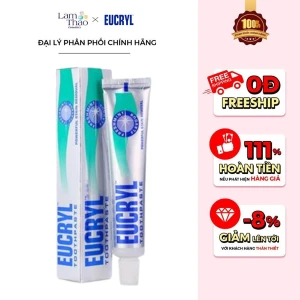 Kem Đánh Sạch Trắng Răng Eucryl Toothpaste
