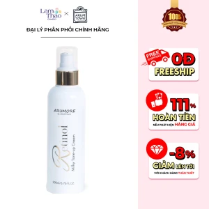 Kem Hỗ Trợ Dưỡng Trắng Body Arumore Retinol Milky Tone-up Cream