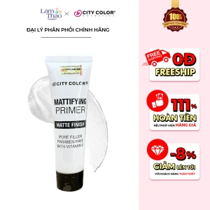 Kem Lót Kiềm Dầu Hỗ Trợ Giảm Nếp Nhăn City Color Mattifying Primer
