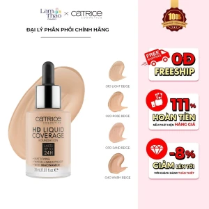 Kem Nền Che Phủ Kiềm Dầu 24H Catrice HD Liquid Coverage Foundation