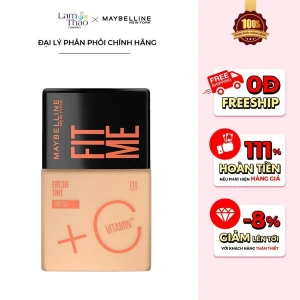 Kem Nền Tươi Mướt, Chống Nắng Bảo Vệ Da Maybelline New York Fit Me Fresh Tint SPF50 PA