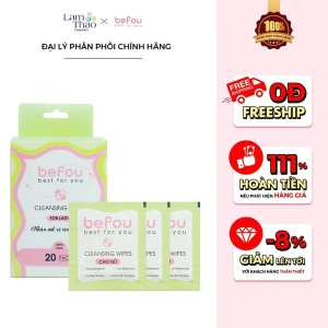 Khăn Ướt Vệ Sinh Cho Nữ Befou Cleansing Wipes For Women