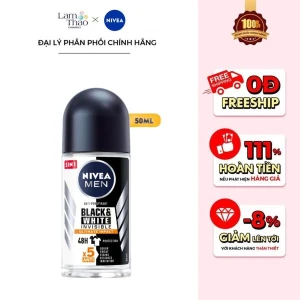 Lăn Khử Mùi Nivea Men Black & White Invisible Ultimate Impact