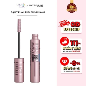 Mascara Làm Dài Và Dày Mi Maybelline Lash Sensational Sky High Waterproof Mascara Makeup