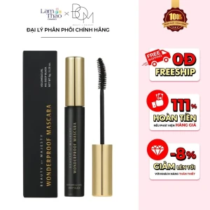 Mascara Lâu Trôi Làm Dày Và Cong Mi BOM Wonderproof Mascara Volume&Curl