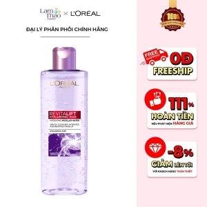 Nước Tẩy Trang Làm Sạch Và Cấp Ẩm Loreal Revitalift Hyaluronic Acid Hydrating Micellar Water