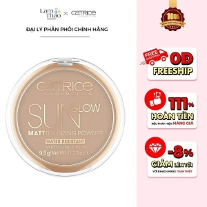 Phấn Tạo Khối Catrice Sun Glow Matt Bronzing Powder Medium Skin
