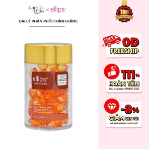 Serum Dưỡng Tóc Chắc Khoẻ Giảm Gãy Rụng Ellips Hair Vitamin Hair Vitality