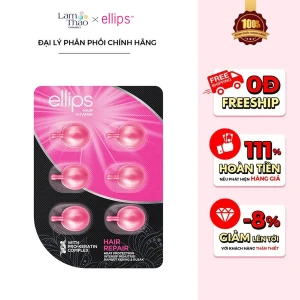 Serum Dưỡng Tóc Và Giúp Phục Hồi Tóc Hư Tổn Ellips Keratin Hair Vitamin Hair Repair