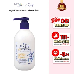 Sữa Dưỡng Thể Chống Nắng Dưỡng Ẩm Hatomugi UV Care & Moisturizing SPF 50 Pa